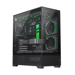Кутия за компютър Gamemax Case EATX - Vista 2 AB - 3x120mm A-RGB