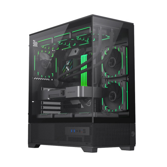 Кутия за компютър Gamemax Case EATX - Vista 2 AB - 3x120mm A-RGB