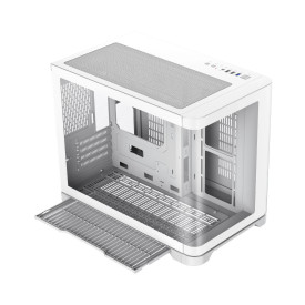 Кутия за компютър GameMax HYPE-M WH, Micro ATX, Tempered Glass, ARGB, White