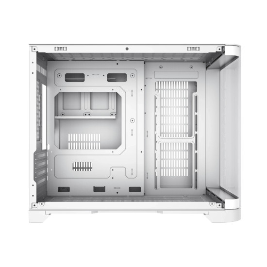 Кутия за компютър GameMax HYPE-M WH, Micro ATX, Tempered Glass, ARGB, White