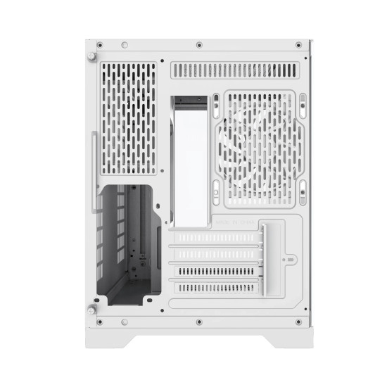 Кутия за компютър GameMax HYPE-M WH, Micro ATX, Tempered Glass, ARGB, White
