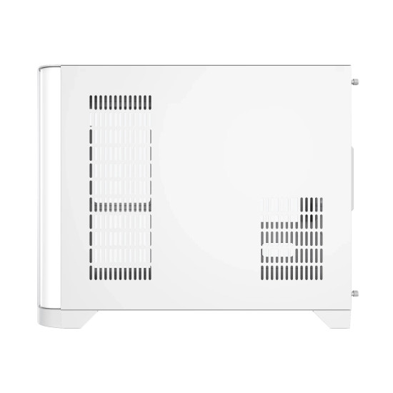 Кутия за компютър GameMax HYPE-M WH, Micro ATX, Tempered Glass, ARGB, White