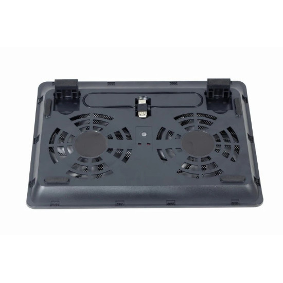 Охладител за лаптоп Gembird NBS-2F15-05, Black