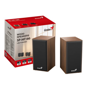 Тонколони Genius Speakers 2.0 - SP-HF180 - 6W, USB, Wood