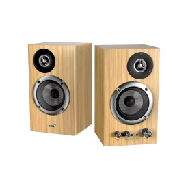 Тонколони Genius Speakers 2.0 - SP-HF1812BT - 50W RMS, Bluetooth 5.3, Pine Wood