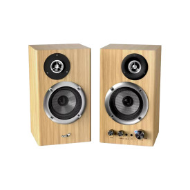 Тонколони Genius Speakers 2.0 - SP-HF1812BT - 50W RMS, Bluetooth 5.3, Pine Wood