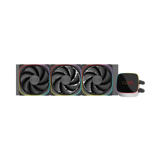 Водно охлаждане Geometric Future Water Cooling - Eskimo Junior 36 Black - LGA1700/AM5