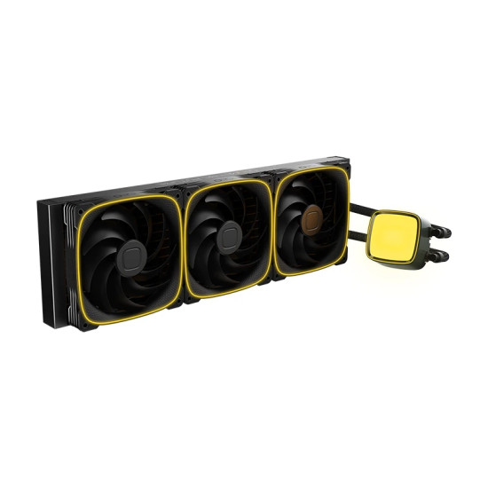 Водно охлаждане Geometric Future Water Cooling - Eskimo Pro 420 Black - Addressable RGB, LGA1851/AM5