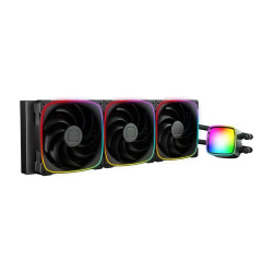 Водно охлаждане Geometric Future Water Cooling - Eskimo Pro 420 Black - Addressable RGB, LGA1851/AM5