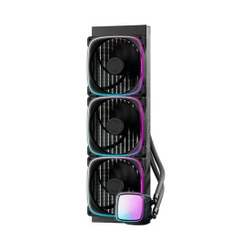 Водно охлаждане Geometric Future Water Cooling - Eskimo Pro 420 Black - Addressable RGB, LGA1851/AM5