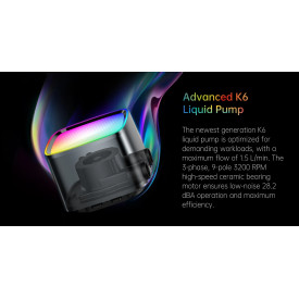 Водно охлаждане Geometric Future Water Cooling - Eskimo Pro 420 Black - Addressable RGB, LGA1851/AM5