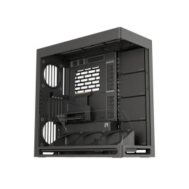 Кутия за компютър HAVN Case E-ATX - HS 420 VGPU Edition, Black + PCIe Gen5 Riser