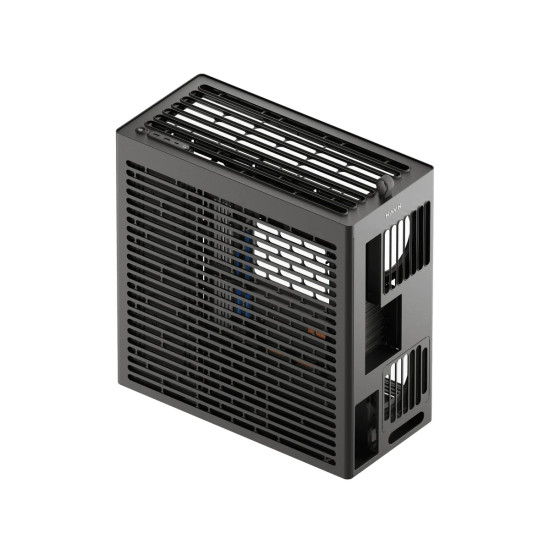 Кутия за компютър HAVN Case E-ATX - HS 420 VGPU Edition, Black + PCIe Gen5 Riser