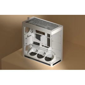 Кутия за компютър HAVN Case E-ATX - HS 420 VGPU Edition, Black + PCIe Gen5 Riser