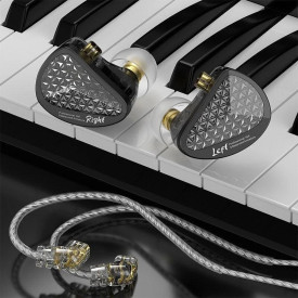 Слушалки KZ Hi-Fi In-Ear-Monitors - AS16 PRO - Mic, Black