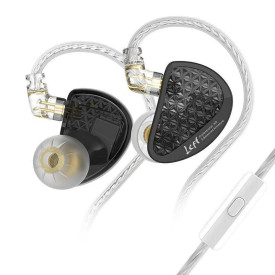 Слушалки KZ Hi-Fi In-Ear-Monitors - AS16 PRO - Mic, Black
