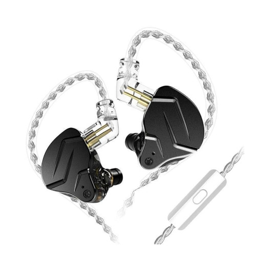 Слушалки KZ Hi-Fi In-Ear-Monitors - ZSN PRO X Black Mic