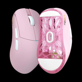 Безжична мишка Lamzu ATLANTIS MINI [Champion Edition] 1K (8K compatible) - Light Pink