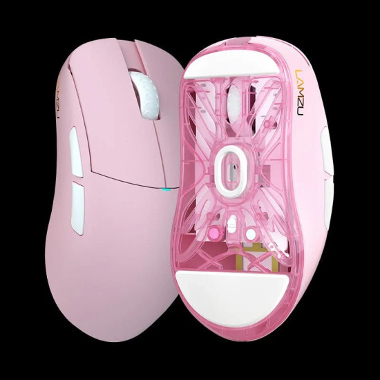 Безжична мишка Lamzu ATLANTIS MINI [Champion Edition] 1K (8K compatible) - Light Pink