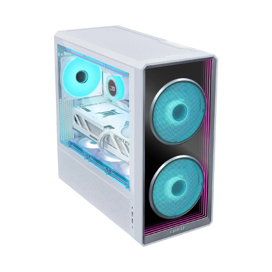 Кутия за компютър Lian Li Case ATX - LANCOOL 217 INF - White