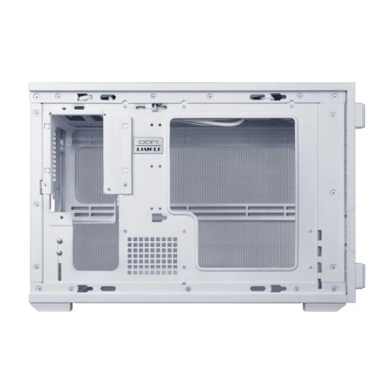 Кутия за компютър Lian Li Case mATX - DAN Cases B4 Wood Edition - White