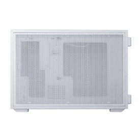 Кутия за компютър Lian Li Case mATX - DAN Cases B4 Wood Edition - White