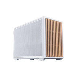 Кутия за компютър Lian Li Case mATX - DAN Cases B4 Wood Edition - White