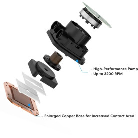 Водно охлаждане Lian Li Water Cooling HydroShift II LCD-S 360TL