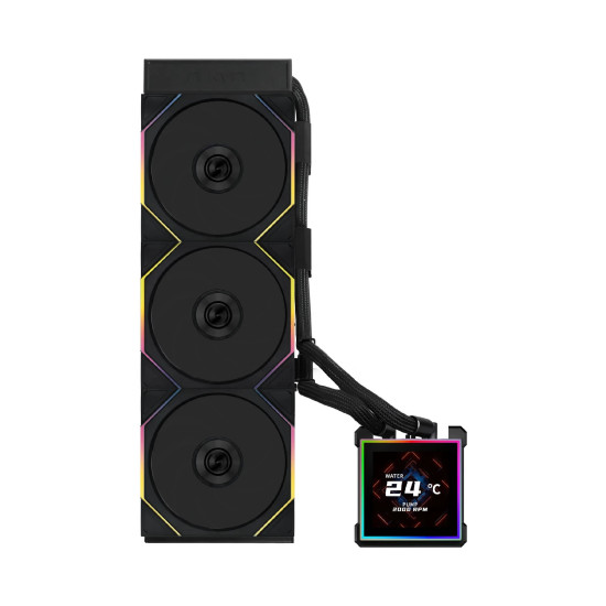 Водно охлаждане Lian Li Water Cooling HydroShift II LCD-S 360TL