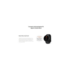 Смарт часовник Maimo Smartwatch - Maimo Watch R GPS - Black, SPO2, HeartRate
