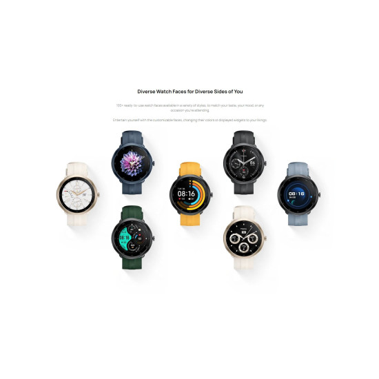 Смарт часовник Maimo Smartwatch - Maimo Watch R GPS - Black, SPO2, HeartRate