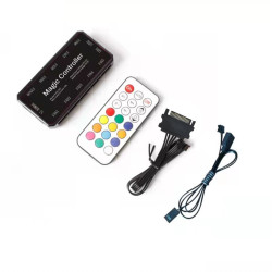 Контролер за вентилатори Makki Fan Hub 10+2 aRGB and Remote Control
