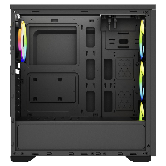 Кутия за компютър Makki Case ATX A72 aRGB - Remote/4 Fans