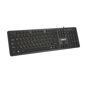 Клавиатура Makki Keyboard USB BG - Low profile Chocolate - KB-C14 Black