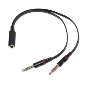 Преходник Makki Adapter 3.5mm 4pin F / 2 x 3.5mm M - MAKKI-CBL-SP40
