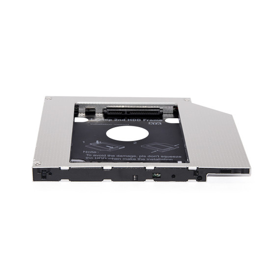 Кади за лаптоп Makki Laptop Caddy 9.5mm SATA3 with LED/switch MAKKI-CADDY-95-LS