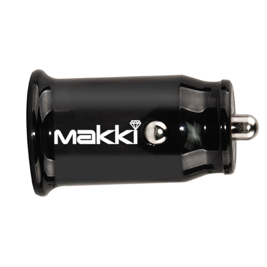 Зарядно Makki Fast Charger Car - Type-C + USB QC3.0 20W - MAKKI-CC20W02-BK