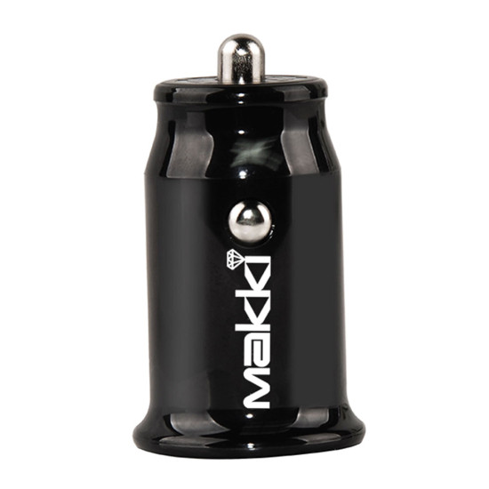 Зарядно Makki Fast Charger Car - Type-C + USB QC3.0 20W - MAKKI-CC20W02-BK