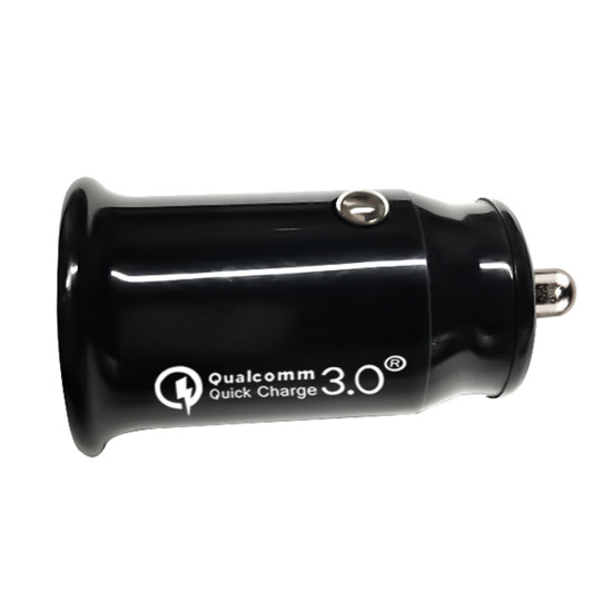 Зарядно Makki Fast Charger Car - Type-C + USB QC3.0 20W - MAKKI-CC20W02-BK