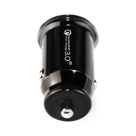 Зарядно Makki Fast Charger Car - Type-C + USB QC3.0 20W - MAKKI-CC20W02-BK