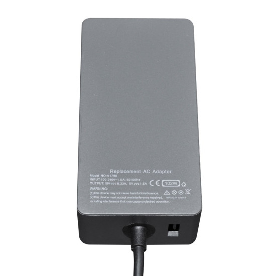 Зарядно за лаптоп Makki за Microsoft Surface - 15V 6.33A 102W + USB 5V/1.5A - MAKKI-NA-MS-54