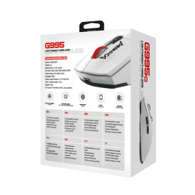 Безжична мишка Marvo Wireless Gaming Mouse Monka Guru G995W - 26000dpi, 2.4G, Bluetooth 5.2