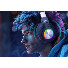Безжични слушалки Marvo Gaming Headphones Pulz 80W - Bluetooth, 2.4G - MARVO-HG9084W