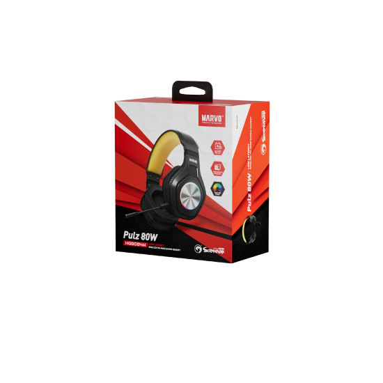 Безжични слушалки Marvo Gaming Headphones Pulz 80W - Bluetooth, 2.4G - MARVO-HG9084W