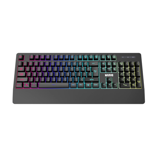 Клавиатура Marvo Gaming Keyboard K635 - Wrist support, 104 keys, Anti-ghosting, Backlight