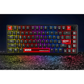 Клавиатура Marvo Gaming Mechanical Keyboard Arma 82 KG936 - 1K, TNT Peach Switches [Linear], (English US)