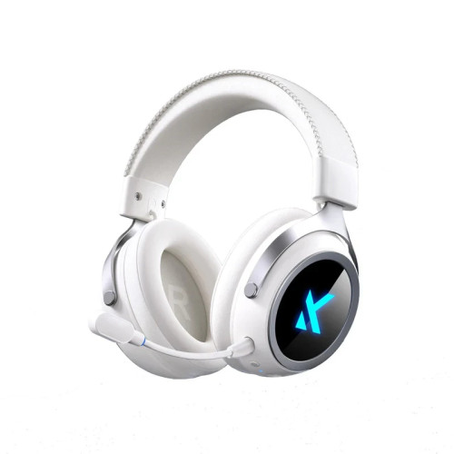 Безжични слушалки MCHOSE Wireless Gaming Headphones - X9 White - Bluetooth , 2.4G