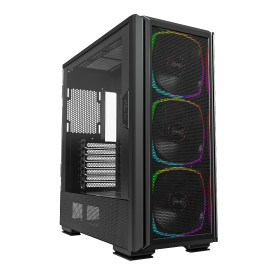 Кутия за компютър Montech SKY TWO GX, Mid-tower Case, TG, 3x140mm ARGB Fans, Black