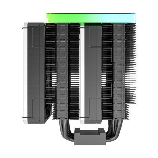 Охладител за процесор Montech METAL DT24 PREMIUM, CPU Cooler, 270W TDP, Dual Tower, ARGB, Black