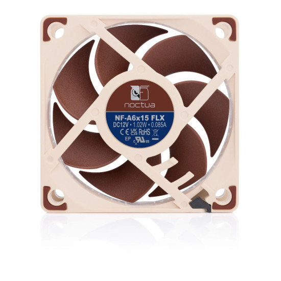 Вентилатор Noctua Fan 60x60x15mm 3500/3050/2250rpm NF-A6x15-FLX